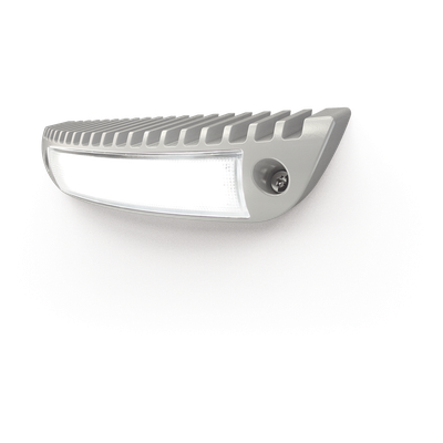 Luz de cortesía con bisel color blanco ideal para ambulancias y vehículos de rescate