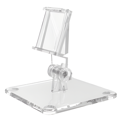 Soporte en T para Etiqueta de Tinta Electrónica / AccessPRO / Rotación de 50 Grados / Escritorio / Compatible con 2.13" - 2.66" - 2.9" - 4.2"