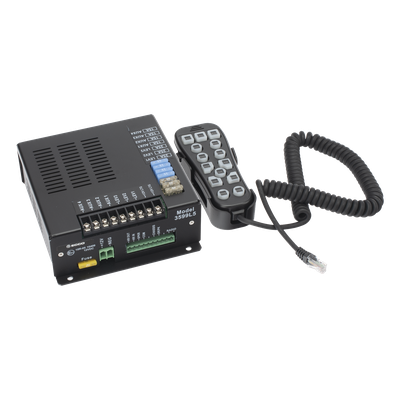Sirena Vehicular H2 Covert ™ de 200W de Potencia, Con Controlador Unimando de 14 Botones Para Control de Tonos, 7 Salidas Auxiliares y Micrófono
