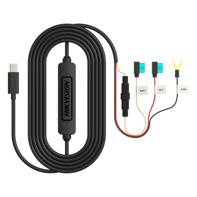 Adaptador Buck DC-DC / Entrada 12-24V DC / Salida 5V MicroUSB / Protección Baja Tensión 11.3V / Cable 3.4 m (11.2 ft) 