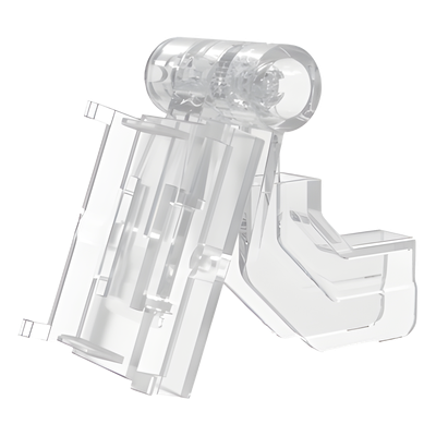 Gancho en T con Placa Trasera Adaptadora para Etiqueta de Tinta Electrónica / AccessPRO / Diametro 5-9 mm / Compatible con 2.13" - 2.66" - 2.9"