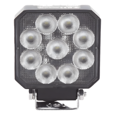 Luz de trabajo, 9 LED, 1050 Lumenes, 12-24 Vcd