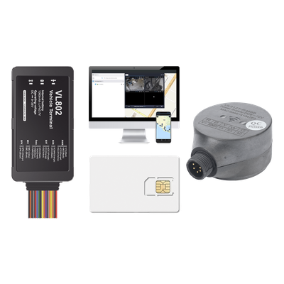 Kit localizador vehicular / 4G LTE / BLE / RS485 / Audio dos vias (requiere accesorios) / incluye SIM500MB2Y, Plataforma EPCOMGPSCODE y UL212 Sensor ultrasonico