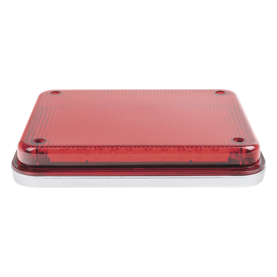 Luz de Advertencia de 9X7", Color Rojo, Ideal para Ambulancias