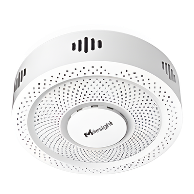 Detector de Vapeo y Humo GS601 LoRaWAN® / Sensores Múltiples (Vape, Humo, TVOC, PM1.0/2.5/10, Temperatura, Humedad) / Alarma LED y Buzzer 70dB / NFC para Configuración / IP30 / Compatible con Plataforma Milesight