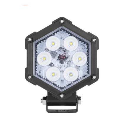 Luz de Trabajo Ultra brillante, 6 Led, 2200 Lumenes, 30 watts, 12-24 Vcc