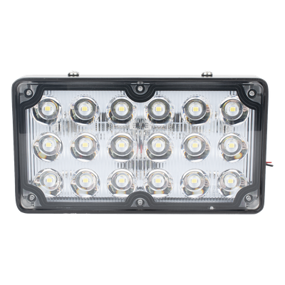 Luz de Escena de 6X3", Color Claro, Ideal para Ambulancias y Vehiculos de Trabajo