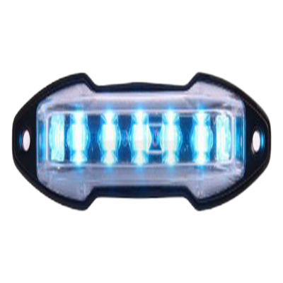 Luz auxiliar con 9 LED color ambar angulo de 180 grados