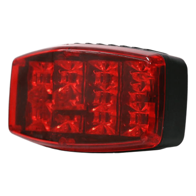 Luz Frontal Ultra Brillante para motocicleta, color rojo