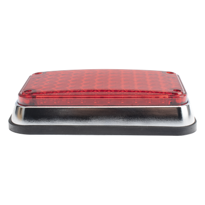 Luz de Advertencia de 6X4", Color Rojo, Ideal para Ambulancias