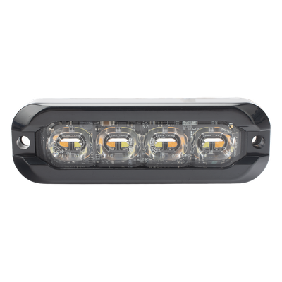 Luz perimetral , 8 LED Ultra Brillantes, Dual Color Ambar / Claro