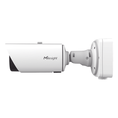 Cámara IP Bullet Motorizada Pro con IA / 4K Ultra HD 5MP / Lente Motorizado 2.7-13.5mm / WDR 120dB / Iluminación 0.002Lux / IR 100m / PoE+ / IP67 IK10 / Analítica Inteligente / Cumplimiento NDAA
