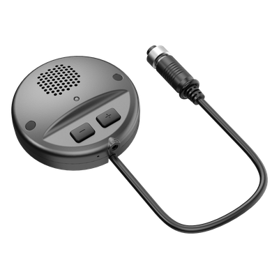 Accesorio para Audio de 2 Vías /  Compatible con DVR Móvil HIKVISION / Conector Tipo Aviación / Micrófono y Altavoz Integrados 