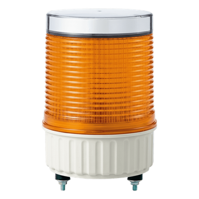Luz LED destellante IP65, recargable solar en color Ámbar