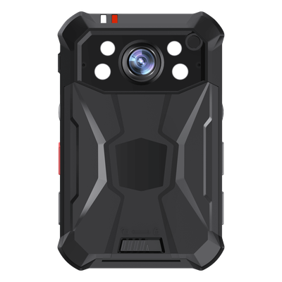 Body Camera Portátil / Grabación 2K a 30 fps / 40 MP Fotos / IP68 MIL-STD-810G / 4G WiFi GPS / 64 GB / Pantalla 2.4" LCD / PTT y SOS