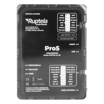 Localizador Vehicular Avanzado, Tecnologia 2G y 3G, Ideal Para Vehiculos Pesados, Lectura de Puerto CANbus / Sensores Bluetooth