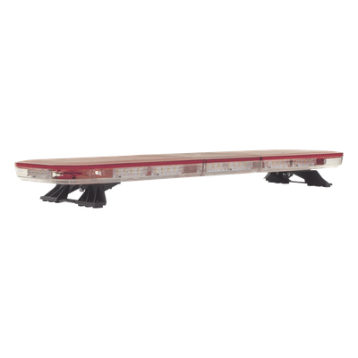 Barra de luces LED de 47", 124 LED, con control de tráfico en color ámbar, dual color rojo/claro, ideal para equipar ambulancias y unidades de bomberos