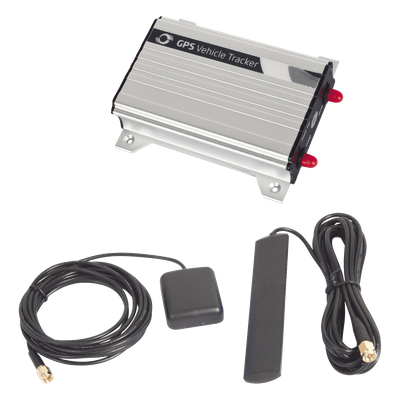 Robusto y Confiable Localizador Vehicular 3G Con Antenas Externas, múltiples entradas y salidas (opción para audio bidireccional y cámara fotográfica), Carcasa de Aluminio para Lugares Con Altas Temperaturas.