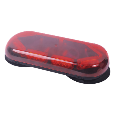 Mini barra con 24 LED, Color Rojo y Montaje Magnético de Succión
