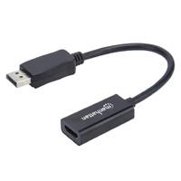 ADAPTADOR,MANHATTAN,153713, DISPLAYPORT M A HDMI H 4K@60HZ