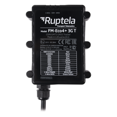 Localizador vehicular 3G / Antenas internas / Contra agua y polvo IP67 / ideal para motocicletas / RFID / Apagado de motor a distancia / Anti Jammer 