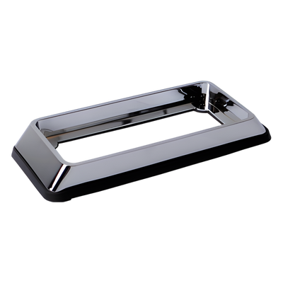 Bisel Cromado con empaque para Luces Quadraflare 7x3