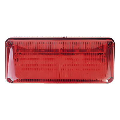 Luz de Emergencia QuadraFlare, Mica y LED Rojo, Ideal para Ambulancias