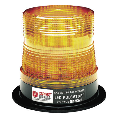 Burbuja PULSATOR LED Clase 2, Color ámbar, Montaje Permanente