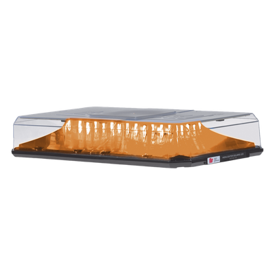 Mini barra de 15 pulgadas de luces HighLighter LED, color Ámbar, Montaje Permanente, Ideal para Seguridad Privada