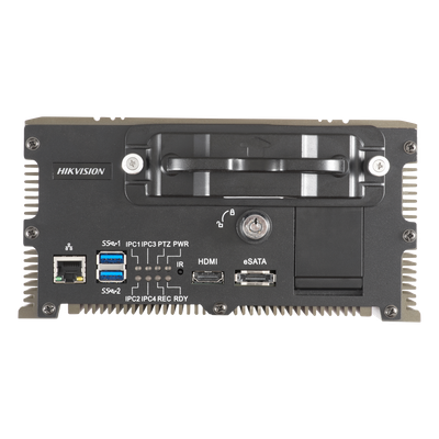 NVR Movil de 5 Canales de 2 Megapixel  / 2 Bahías de Dsco Duro de 2 TB / Soporta GPS