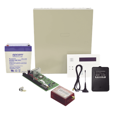 Kit de panel de alarma VISTA-48LA con comunicador celular 4G LTE-M/5G, teclado-receptor 6160RF y 2 años de datos incluidos