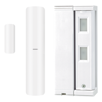 Sensor de Movimiento / Tipo Cortina / Ajuste de detección 2m o 5m / 100% Exterior / Inalámbrico / Incluye transmisor DS-PDMC-EG2-WB(B) para paneles AXPRO/ Proteja fachadas, puertas, ventanas, balcones y mas!