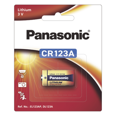 Batería de litio PANASONIC / 3 Vcc /1,550 mAh / Aplicación en transmisores de alarma inalámbricos/ Con empaque