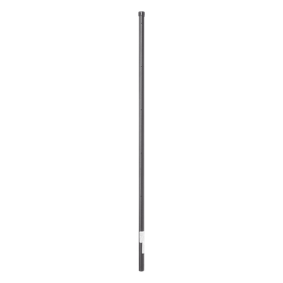 Poste de Esquina Negro de 1.2m para Cerca Electrificada de Tubo Galvanizado cal. 18 de 1"Diam. para 5 Aisladores (No incluidos).