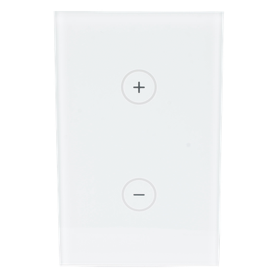 (ZWAVE) Dimmer panel táctil touch inalámbrico Zwave Plus. Compatible con Hubitat HC8, Álula  M2M, otros 