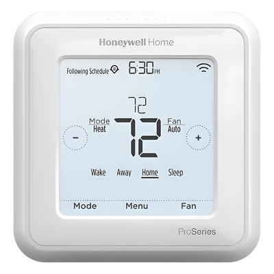 Termostato inteligente Wi-Fi programable para sistemas de hasta 2H/1C bomba de calor o 2H/2C convencional, serie T6 Pro