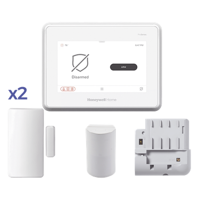 Panel de alarma inteligente con pantalla táctil de 7 pulgadas, comunicador dual Wi-Fi y celular LTE, compatible con sensores inalámbricos de múltiples marcas