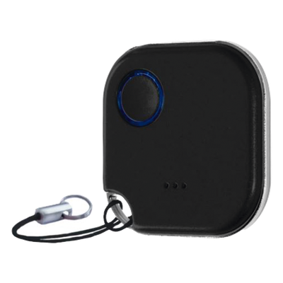 Botón Bluetooth Inalámbrico color Negro, programe escenas de Shelly y ejecútelas con uno o varios clic