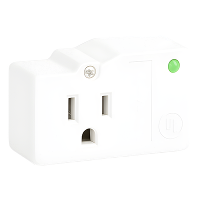 Protector Plug Pared / 120 VCA 15 A / 40,000 A / LED Diagnóstico / Transformadores de Alarma