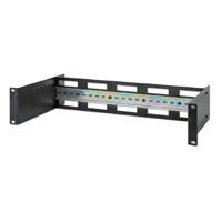 KIT DE CARRIL DIN , INTELLINET, 716345, AJUSTABLE PARA RACK 19, 2U