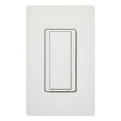 Interruptor accesorio Maestro para control multi-ubicación de luz o ventilador, encendido y apagado con un toque, requiere interruptor electrónico Maestro, color blanco