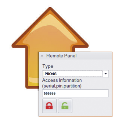 Licencia, para armar, desarmar comunicadores, paneles M2M  y paneles de alarmar AXPRO desde Securithor versión superior  a 2.1.9 +