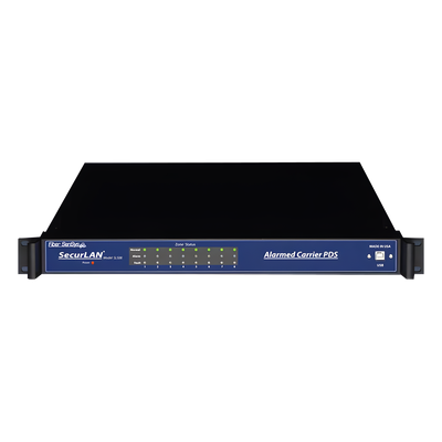 Sensor de Seguridad Perimetral por Fibra Óptica Sensitiva / Para Montaje en Rack (19'') / 8 Zonas de Protección/ De 0 hasta 800m