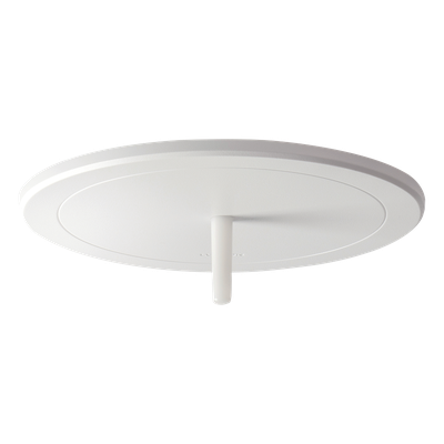 Hub inalámbrico Vive para hasta 700 dispositivos Lutron, tecnología Clear Connect, Wi-Fi y Ethernet integrados, montaje empotrado en plafón con fuente de poder incluida
