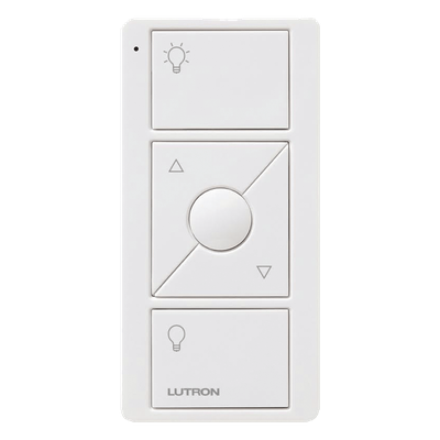 Control remoto inalámbrico Pico de 3 botones con subir/bajar y botón de favorito para iluminación y persianas, compatible con Caseta Wireless, RadioRA 2, HomeWorks QS y Vive