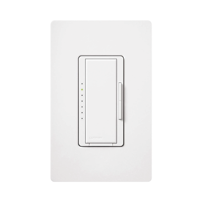Atenuador inteligente Maestro para balastros fluorescentes electrónicos de 3 hilos, 277 V, 6 A (hasta 20 balastros), multilocalización, color blanco