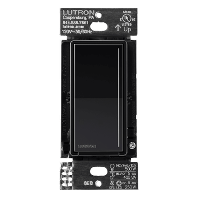 Atenuador auxiliar con panel táctil RF, 120 V, para instalación en 3 vías o escalera, sistema RadioRA 3 Sunnata