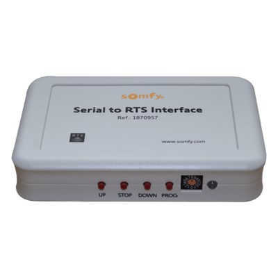 Traductor Universal Somfy Connect, integre SOMFY con el sistema de control de iluminación RadioRA2 de LUTRON.