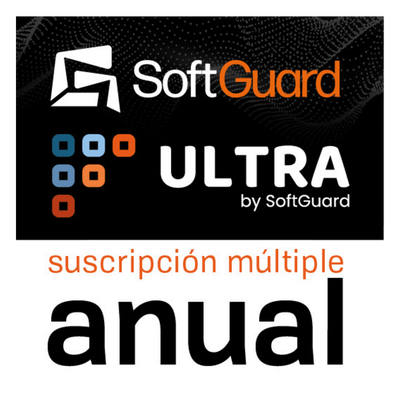 SoftGuard ULTRA MÚLTIPLE (Licencia Anual) / Software de Monitoreo / Plataforma Integral / Central de Alarmas / Video / GPS / Apps Móviles / CRM 