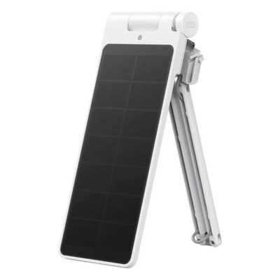 Panel Solar SwitchBot / 5V 0.3A / ABS UV-Resistente / Sensor de Luz / USB Tipo-C / Exterior -20°C a 60°C / Compatible Cortinas 3 Gen